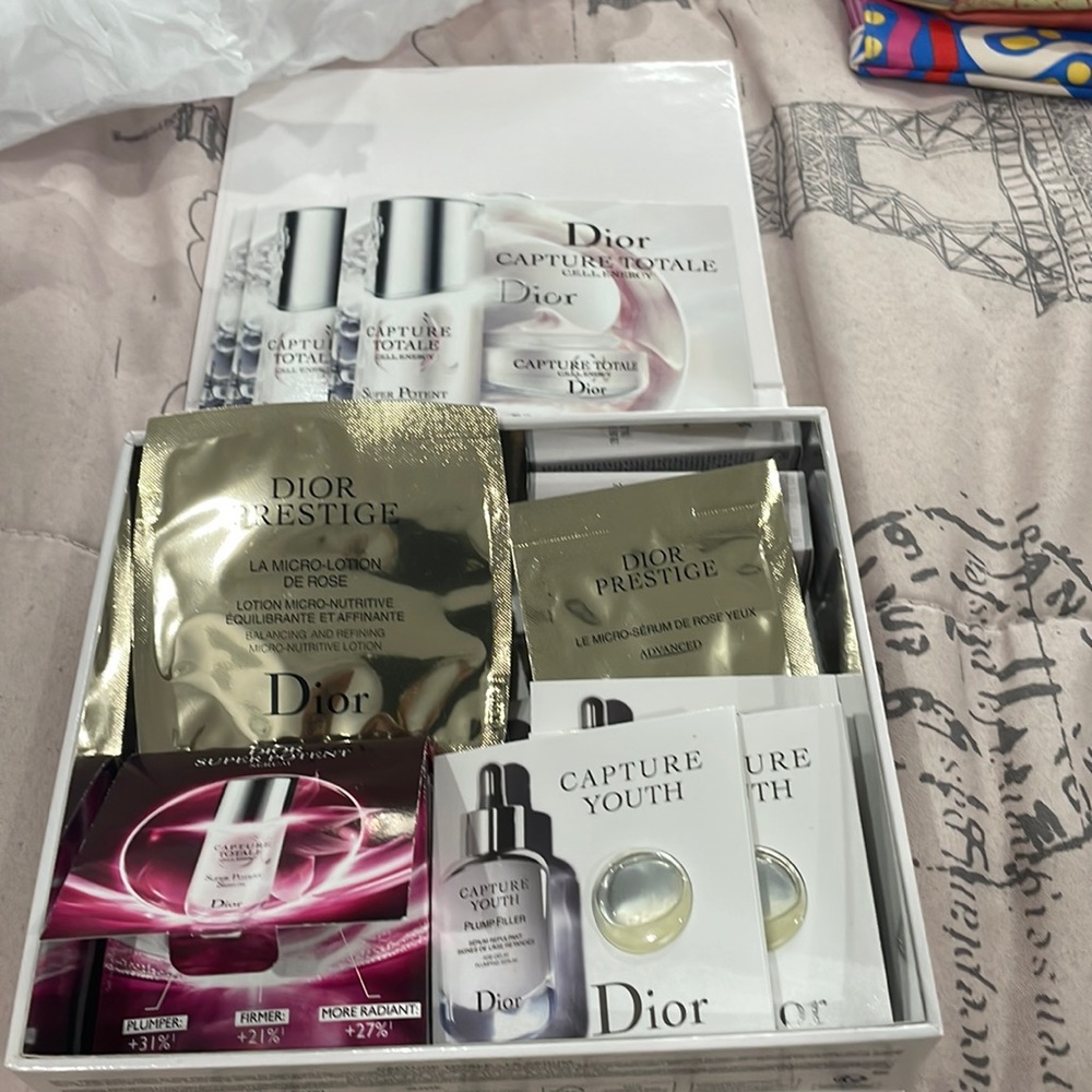 Dior cosmetic samplers